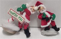Annalee Christmas Santa Clause Dolls (7" - 8"