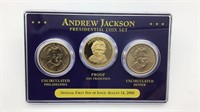 Andrew Jackson Presidential Dollar Coin Set
