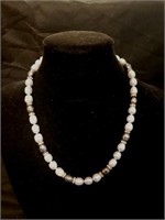 18" Genuine Cultured Pearl Necklace