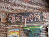 Custom Made Rustic SALOON Sign