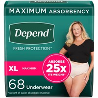 Depend Fresh Protection Adult Incontinence & Postp