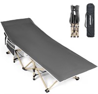 OVERMONT PORTABLE FOLDING CAMPING COT(75X28X21IN)