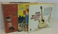 Lot Of  Albums  Including Hank Williams Sr