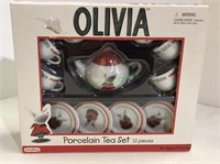 Olivia 13 piece porcelain children’s tea set.