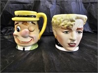 2 Vintage Charachter Mugs