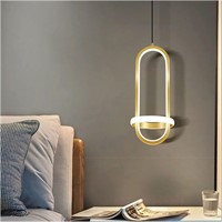 Brikey Gold LED Hanging Light