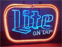*LPO Vtg Miller Lite Beer neon   (3 colors)