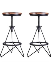 Lisuden Vintage Industrial Bar Stool Metal Frame W