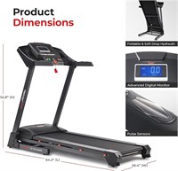 Sunny Health & Fitness Premium Treadmill