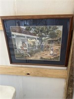 Framed painting