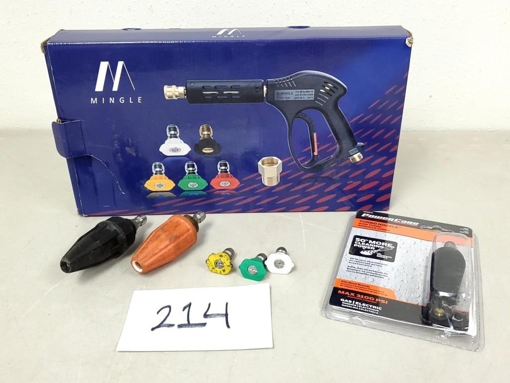 Pressure Washer Nozzles and Short Gun Kit