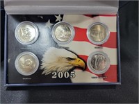 2005 STATE QUARTER COLLECTION - 5 COIN SET