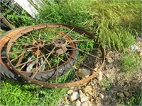 Vintage 3" x 44" Wagon Wheel