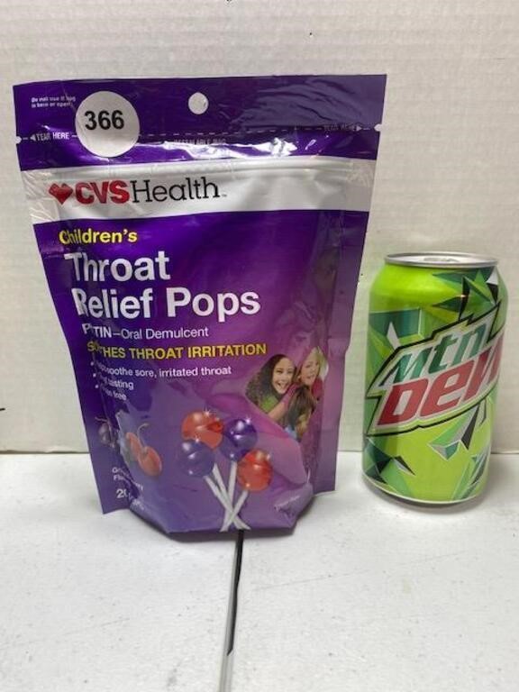 CVS Childrens Throat Pops - 20 ct. Bag