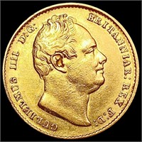 1832 Great Britain 1 Sovereign CHOICE AU