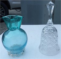 Winterhalder Crystal Bell / Small Blue Vase