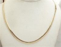10 Kt Fancy Modern Link Chain Necklace