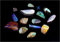 Matrix & boulder opal group