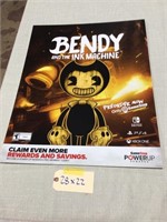 28x22 Bendy and the Ink Machine