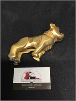Hood Ornament Brass Bulldog