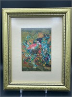 Framed Original 5x7” Florine Gompf Collage