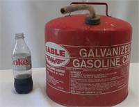 Eagle 5 gal. Galvanized gas can