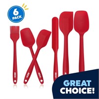 P460  JEEXI Silicone Spatula Set, Red 450Â°F, Baki