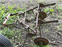 Yard tractor plow