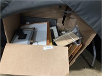 Large Box of Picture Frames.