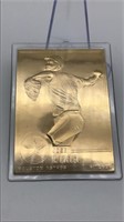 Jose Lima 22K gold Danbury Mint Baseball Card