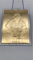 Bill Lee 22kt Gold Baseball Card Danbury Mint