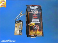 charcoal briquette 20 lb. Bag 15 piece ratchetings