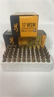 Browning 17 WSM AMMO (100 rounds)