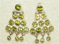 $500. S/Silver Peridot Earrings