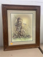 Framed Art / Picture 20 x 17.5 inches