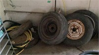 Tire and wheels Hose