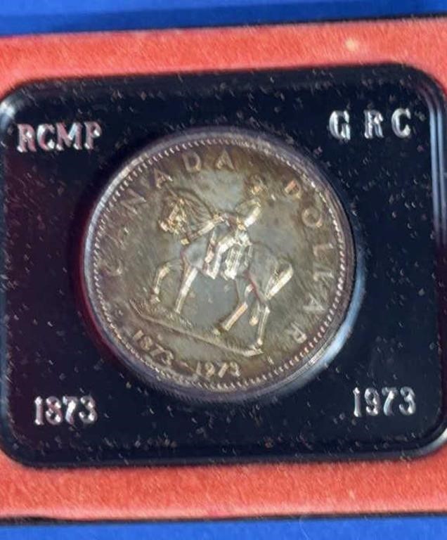 1973 CAN $1.00 50% silver dollar