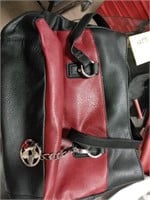 BUENO black and red handbag
