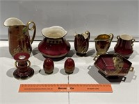 Assorted CARLTON WARE Inc. Rouge Royale