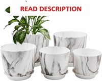 Home Plant Pots Indoor with Drainage - 7/6.5/6