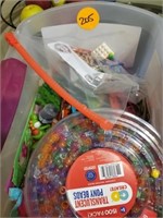 TOTE OF CRAFTING - BEADS AND MORE