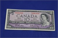 $10 Bill 1954 Elizabeth II