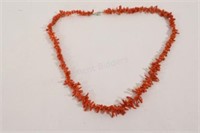 Authentic Vintage Red Coral Necklace