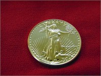 (1)American Double Eagle 1/2oz GOLD $25