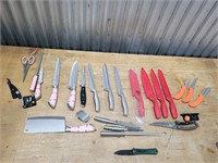 Lot Of  Variety Kitchen Knife/Folding Knife