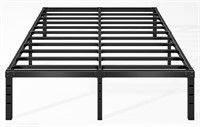 King Size Metal Bed Frame, 18" Heavy Duty, No Box
