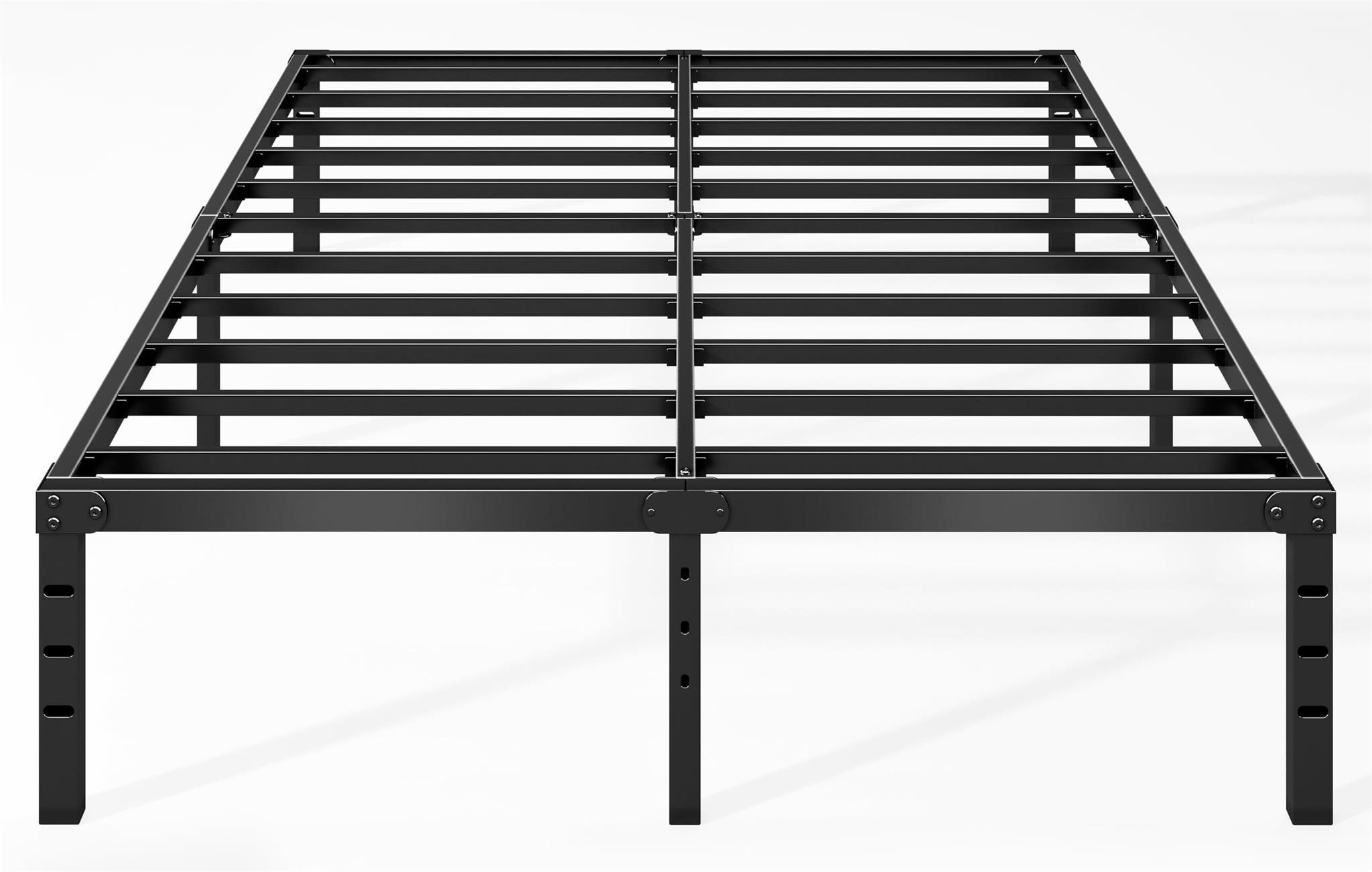 King Size Metal Bed Frame, 18" Heavy Duty, No Box