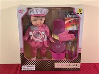 New in box doll my little chef