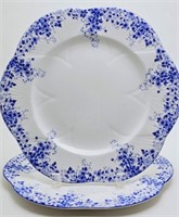 Shelley "Dainty Blue" 10" Plates