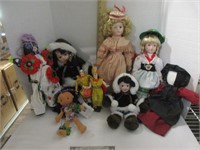 DOLLS vintage collection beautiful & unique dolls